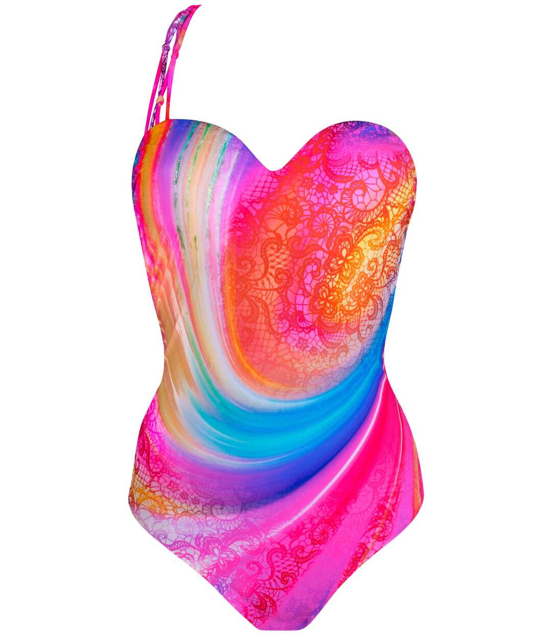 Maillot de bain 1 pièce Rainbow Luna-4