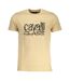 T-shirt Motif Éclaboussures De Peinture Adulte Beige Cavalli Class-1