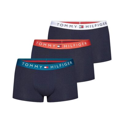 x3 Boxers Noir Homme Tommy Hilfiger Trunk - L