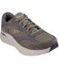 Mens 2.0 the keep leather arch fit trainers olive Skechers