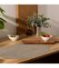 Set de Table Ovale Maoli 35x48cm Noir & Naturel-3