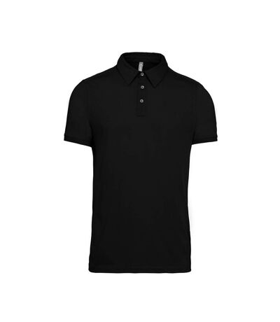 Kariban Mens Jersey Polo Shirt (Black) - UTPC7275