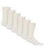 Paquet de 3 chaussettes pantoufles unisexes pour diabétiques avec poignées-1