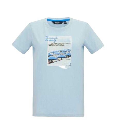 T-shirt Motif/style Paysage Filandra Femme Blanc Ciel Regatta