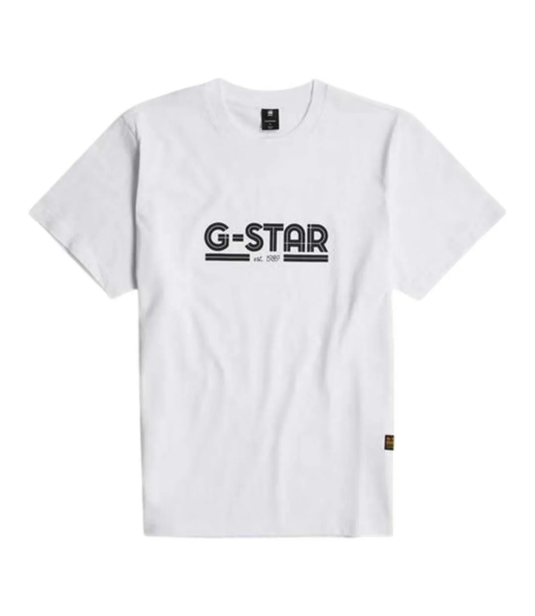T-shirt Motif/style Lettrage Line Script Homme Blanc G-Star-2