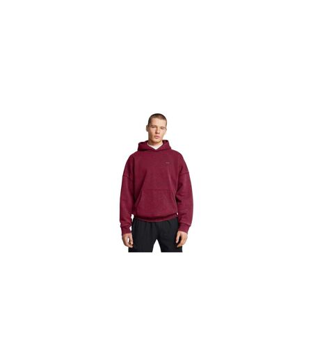 Sweat À Capuche Manches Tombantes Homme Rouge Under Armour
