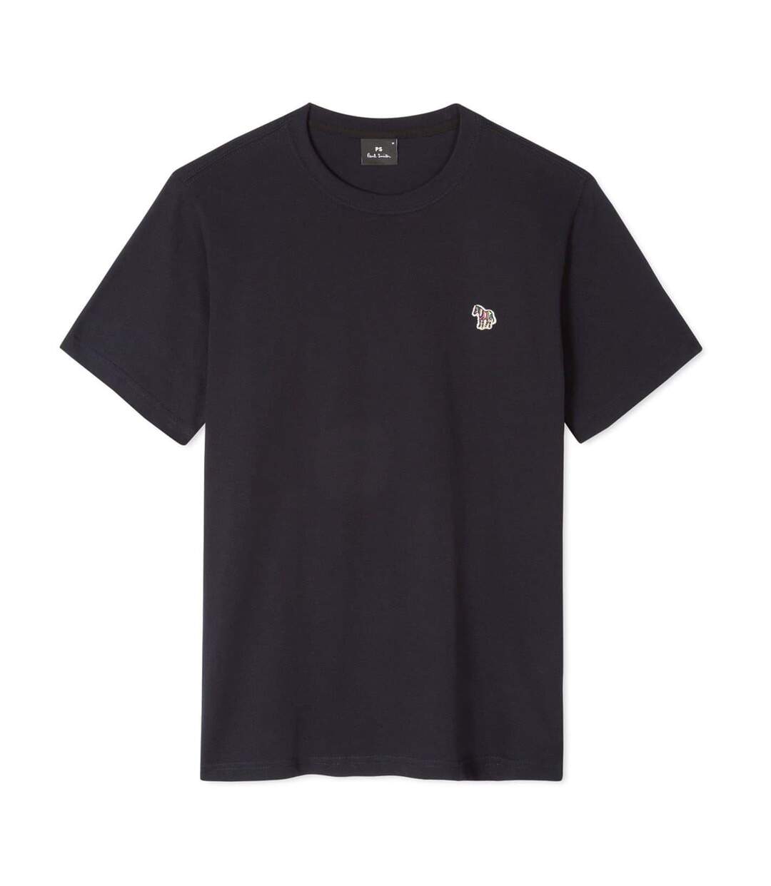 Mens Embroidered Motif Cotton T-shirt Navy Paul Smith-4