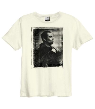 T-shirt why me portrait adulte blanc Amplified