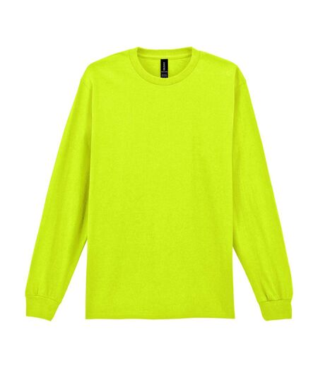 T-shirt Uni Manches Longues Ultra Homme Jaune Vif Gildan
