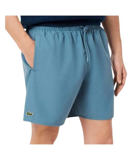 Short de bain bleu foncé lacoste homme lengths