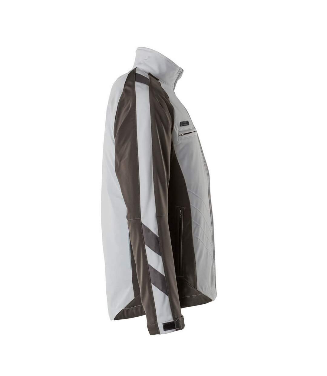 Mens Unique Dresden Soft Shell Jacket White Dark Anthracite Mascot-4