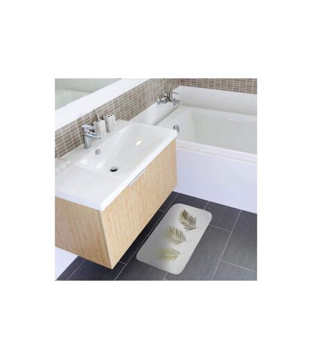 Tapis de Bain Imprimé Orbella 45x75cm Blanc