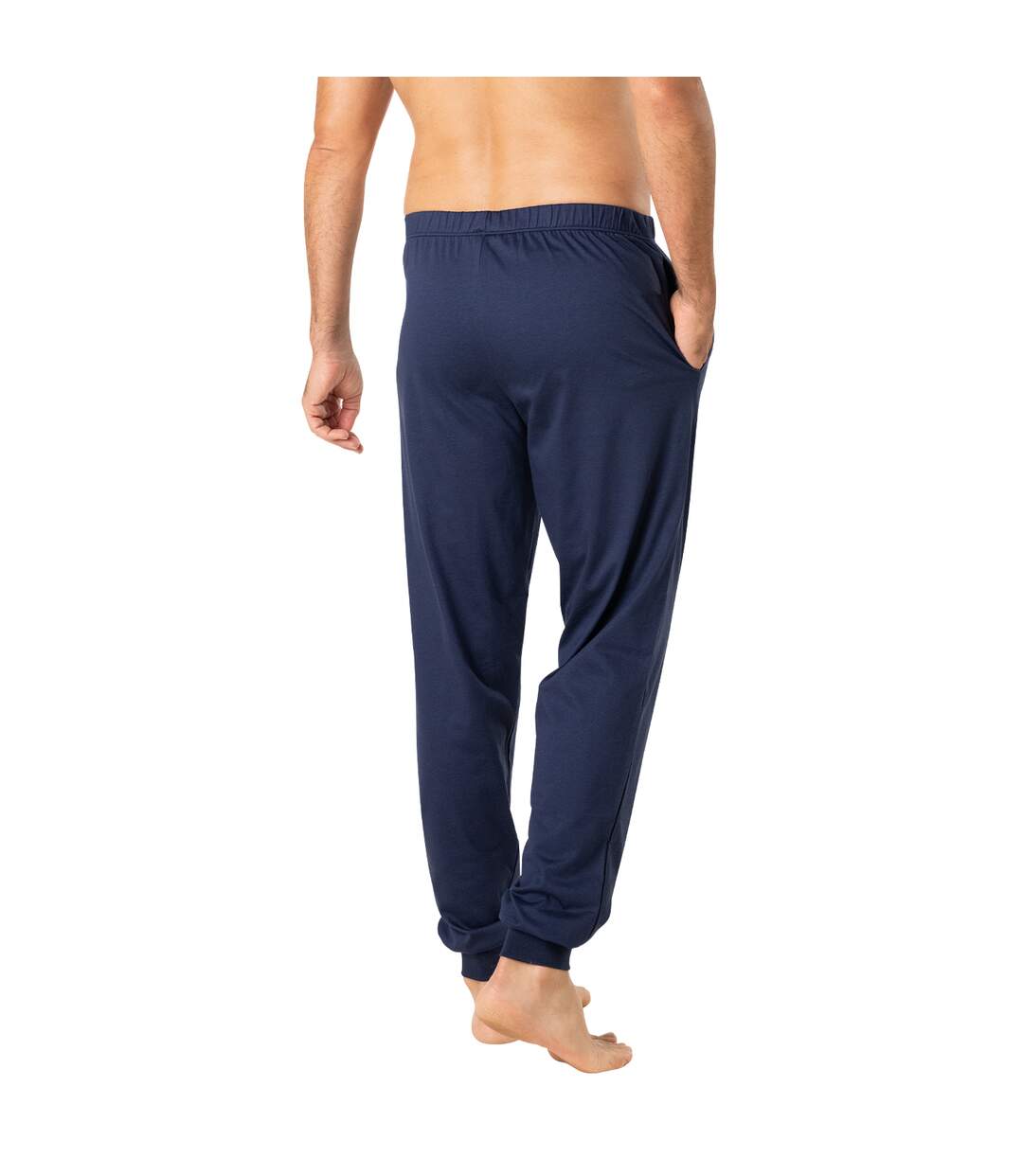 Pyjama long col rond homme Mercerisé Eminence-4