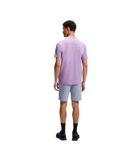 Mens Tchup Logo Oversized T-shirt Purple Boss