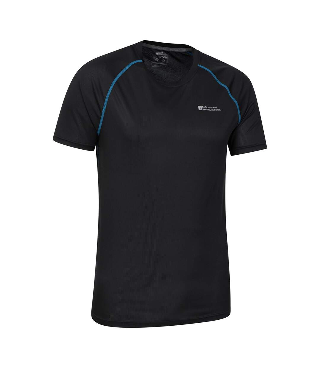 T-shirt Aero Homme Noir Mountain Warehouse-3