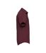 Chemise Homme Bordeaux Sombre Russell Collection-3
