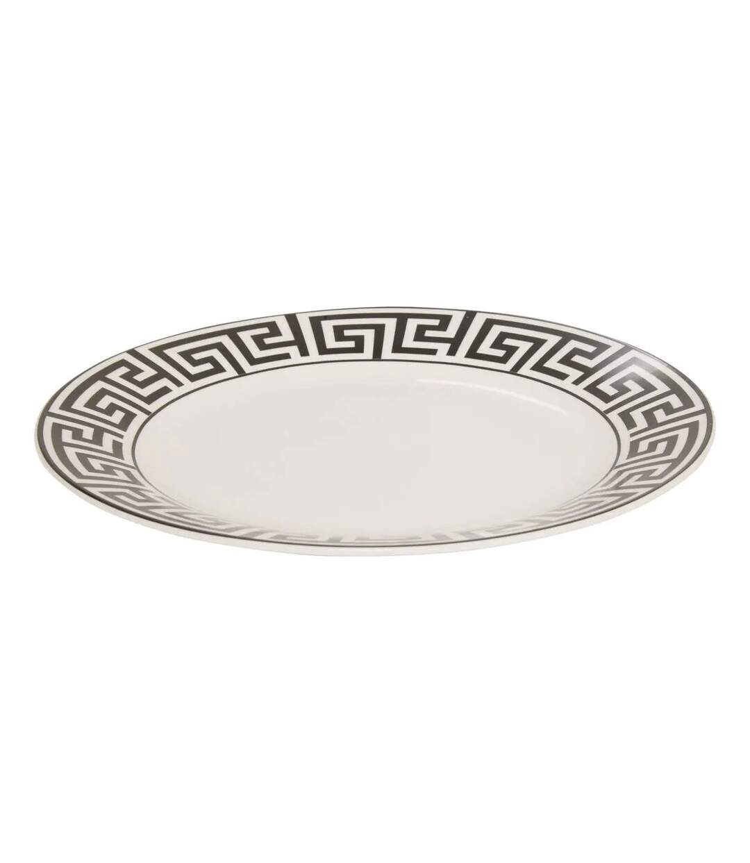 Lot de 6 Assiettes Plates The Palm Resort 26cm Noir-2