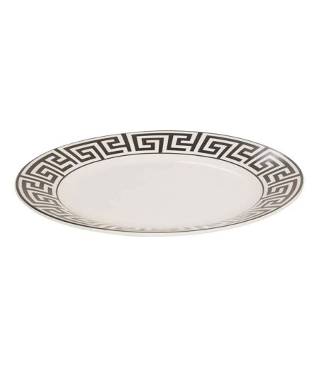 Lot de 6 Assiettes Plates The Palm Resort 26cm Noir