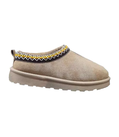 Chaussons Mules Dana Femme Beige Cipriata