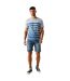 T-shirt Shorebay Homme Blanc Ciel Bleu De Gris Regatta-1