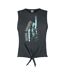 Womens/ladies So American Olivia Rodrigo Sleeveless Top Charcoal Amplified-1