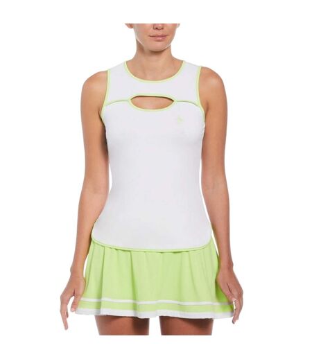 Débardeur Tennis Femme Blanc Vif Original Penguin
