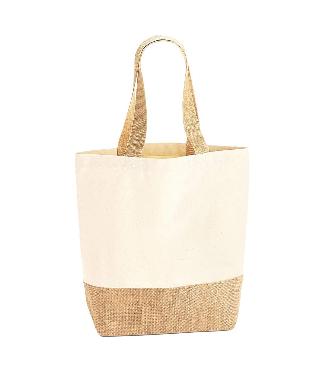 Sac À Provisions En Toile De Jute Taille Unique Beige Pâle Westford Mill-1