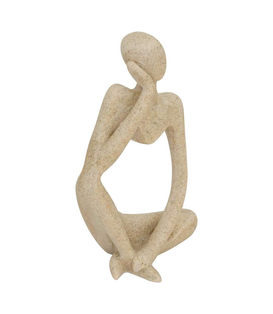 Lot de 3 Statuettes Femmes Aby 11cm Beige-4