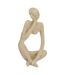 Lot de 3 Statuettes Femmes Aby 11cm Beige-4
