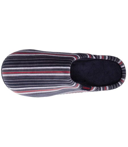 Isotoner Chaussons Mules homme mousse à mémoire de forme