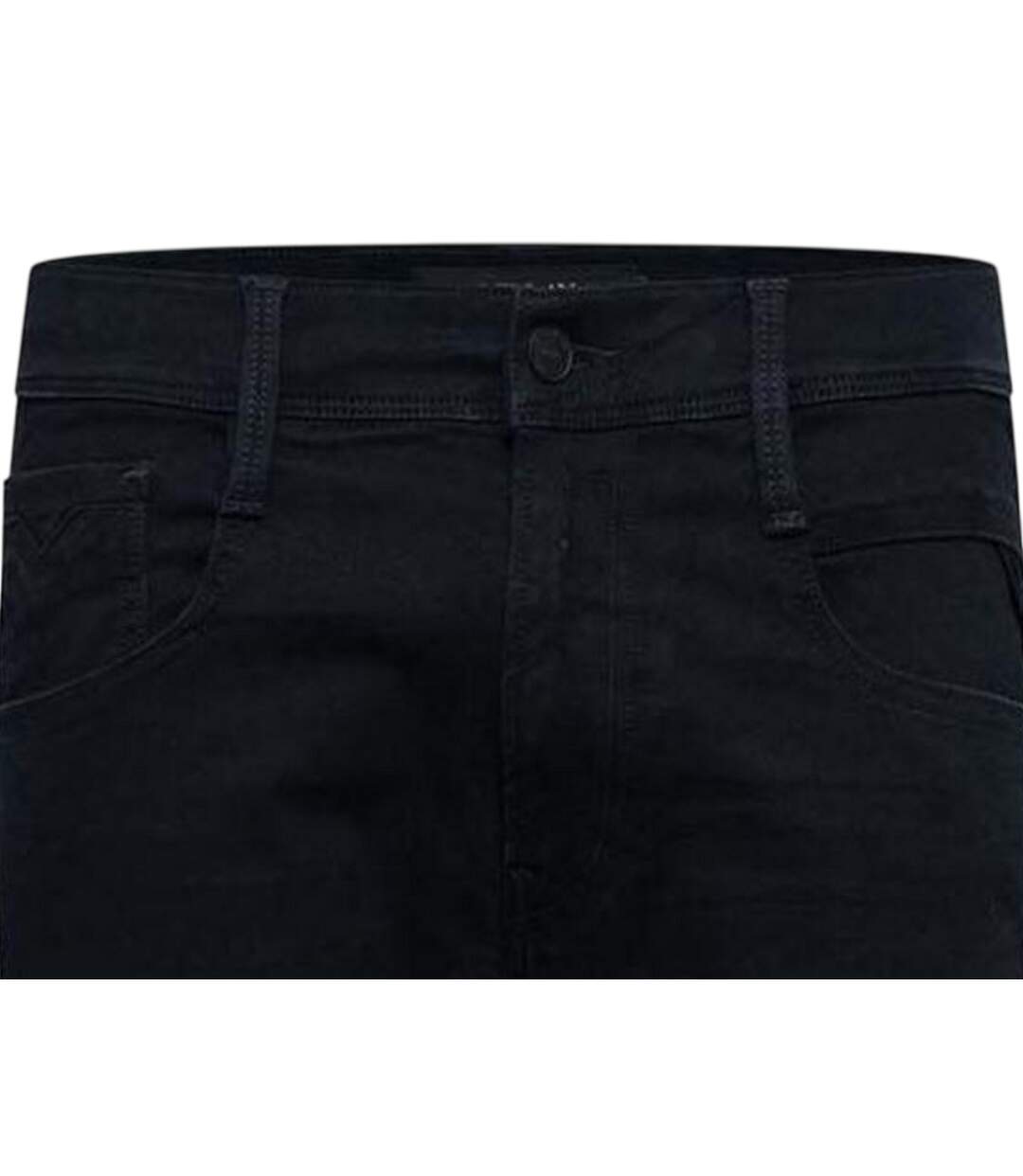 Mens Anbass Cotton Blend Slim Jeans Blue Replay-4