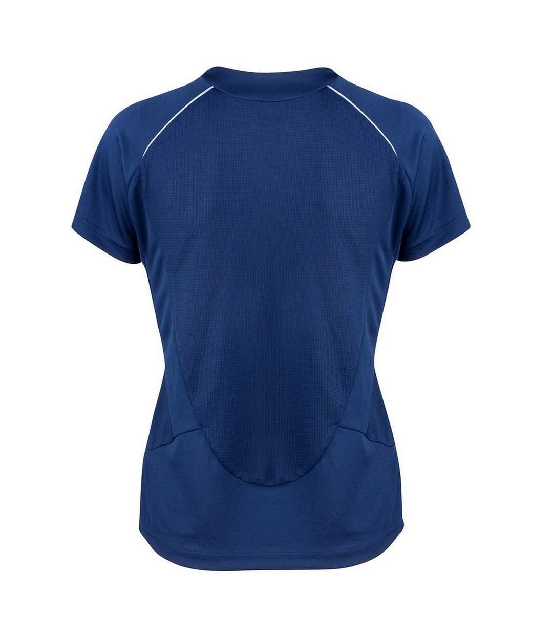 T-shirt femme bleu marine / blanc Spiro-2