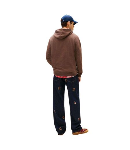 Sweat À Capuche Motif/style Badge Homme Noir Marron Clair Tommy Jeans