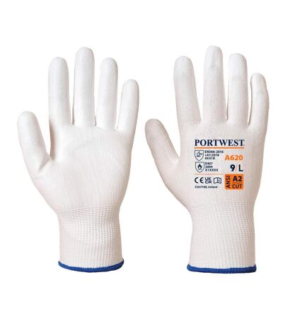 Unisex adult a620 lr pu palm cut resistant gloves xl white Portwest