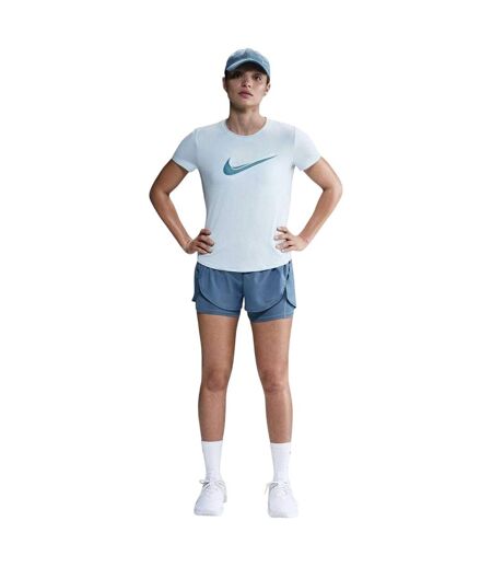 T-shirt Motif/style Swoosh Femme Bleu Nike