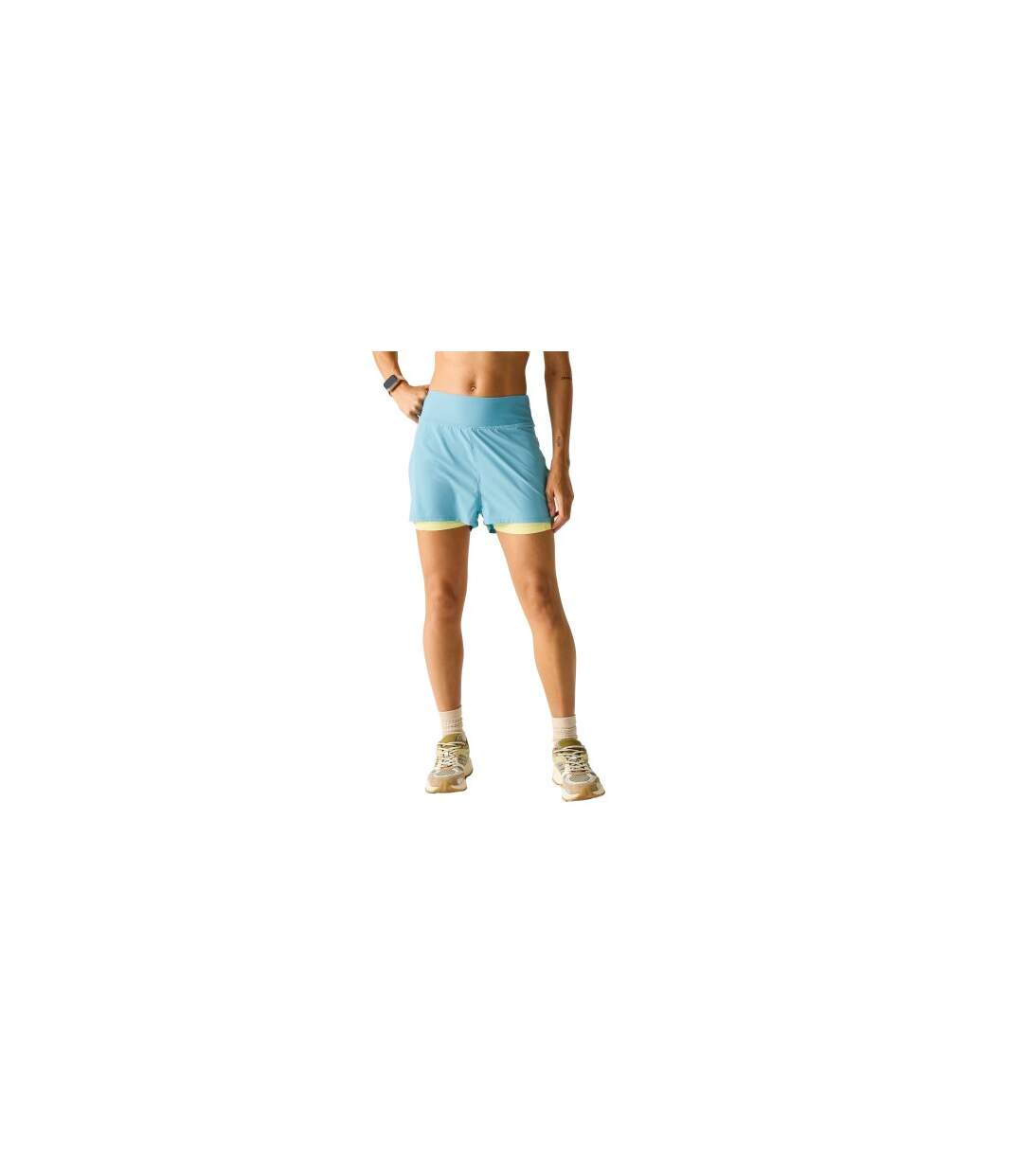 Womens/ladies Nimble 2 In 1 Shorts Nordic Blue Dare 2B-1