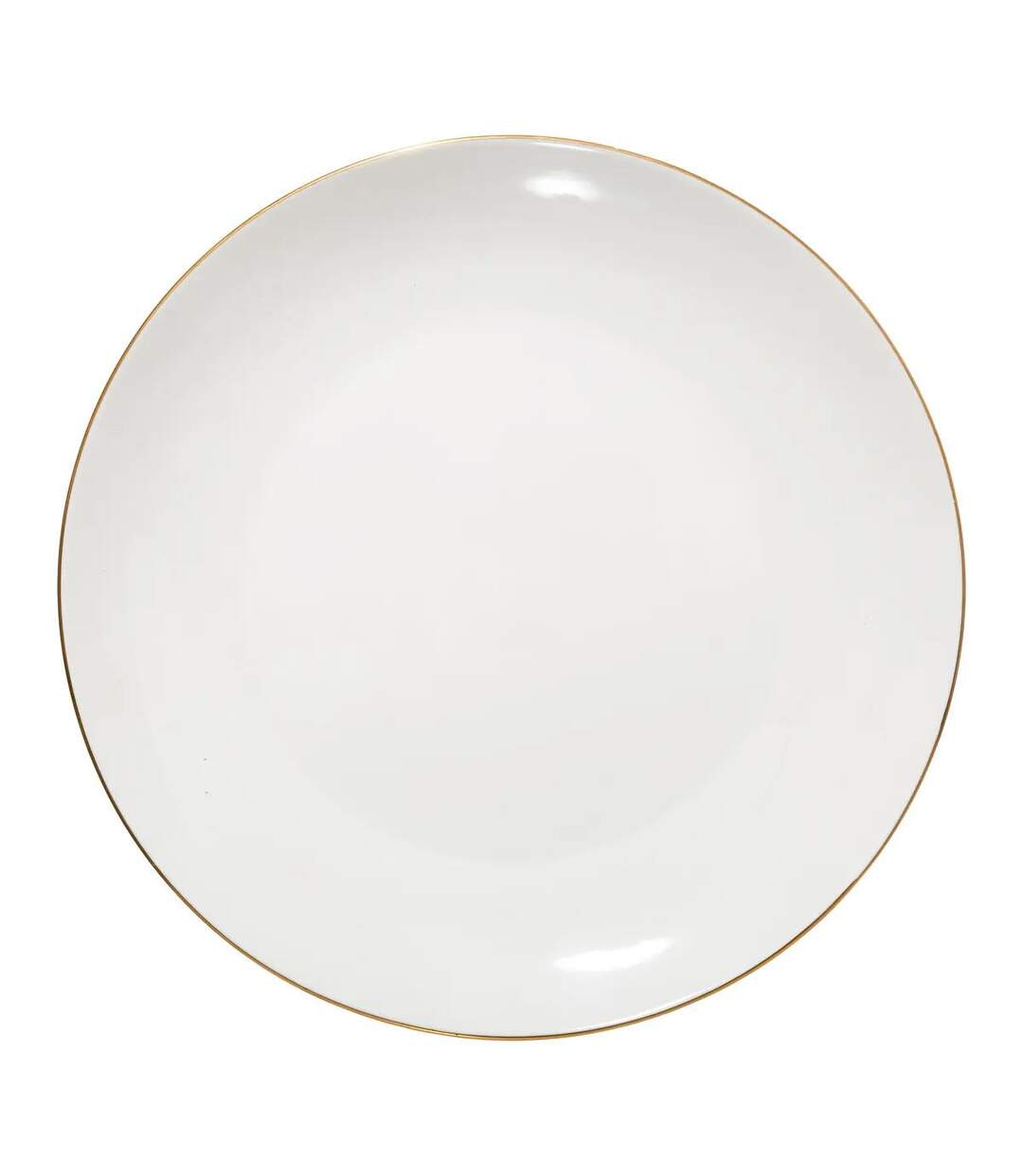 Lot de 6 Assiettes Plates Petit Salon 27cm Blanc-1