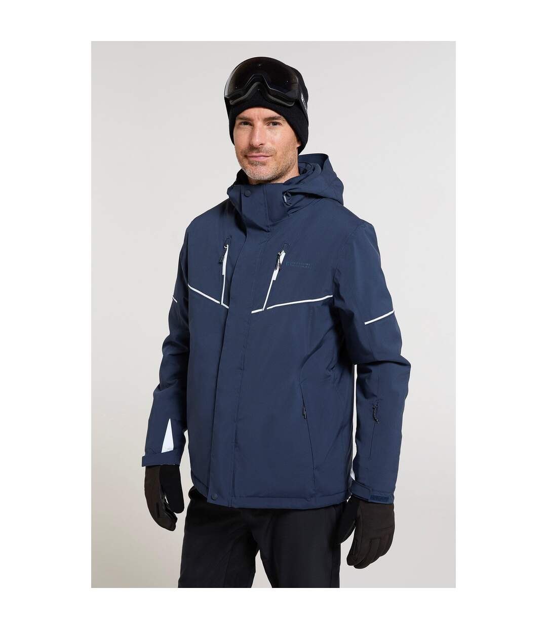 Blouson de ski galactic extreme homme bleu foncé Mountain Warehouse-1