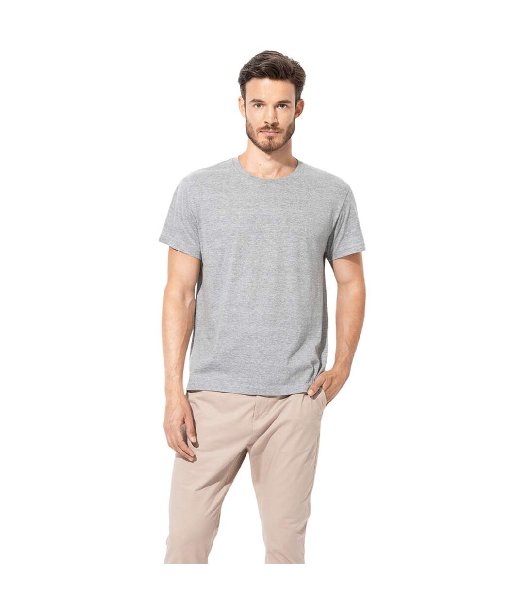 T-shirt bio homme gris Stedman Stedman