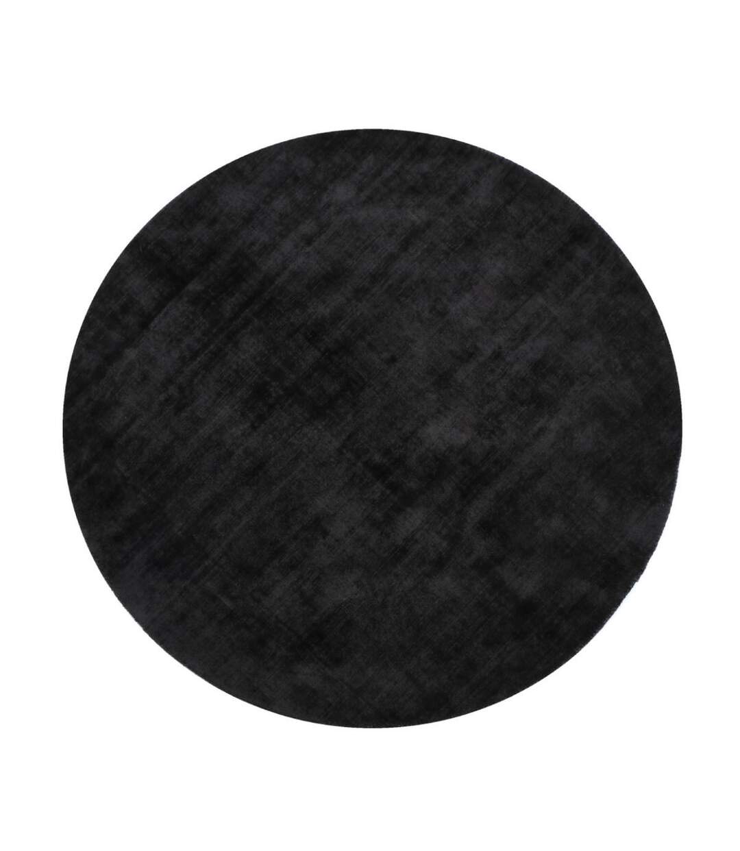 Tapis Déco Rond Fabian 150cm Noir-1