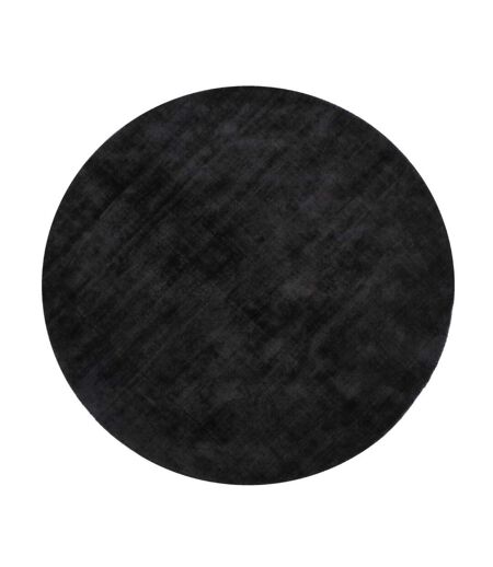 Tapis Déco Rond Fabian 150cm Noir