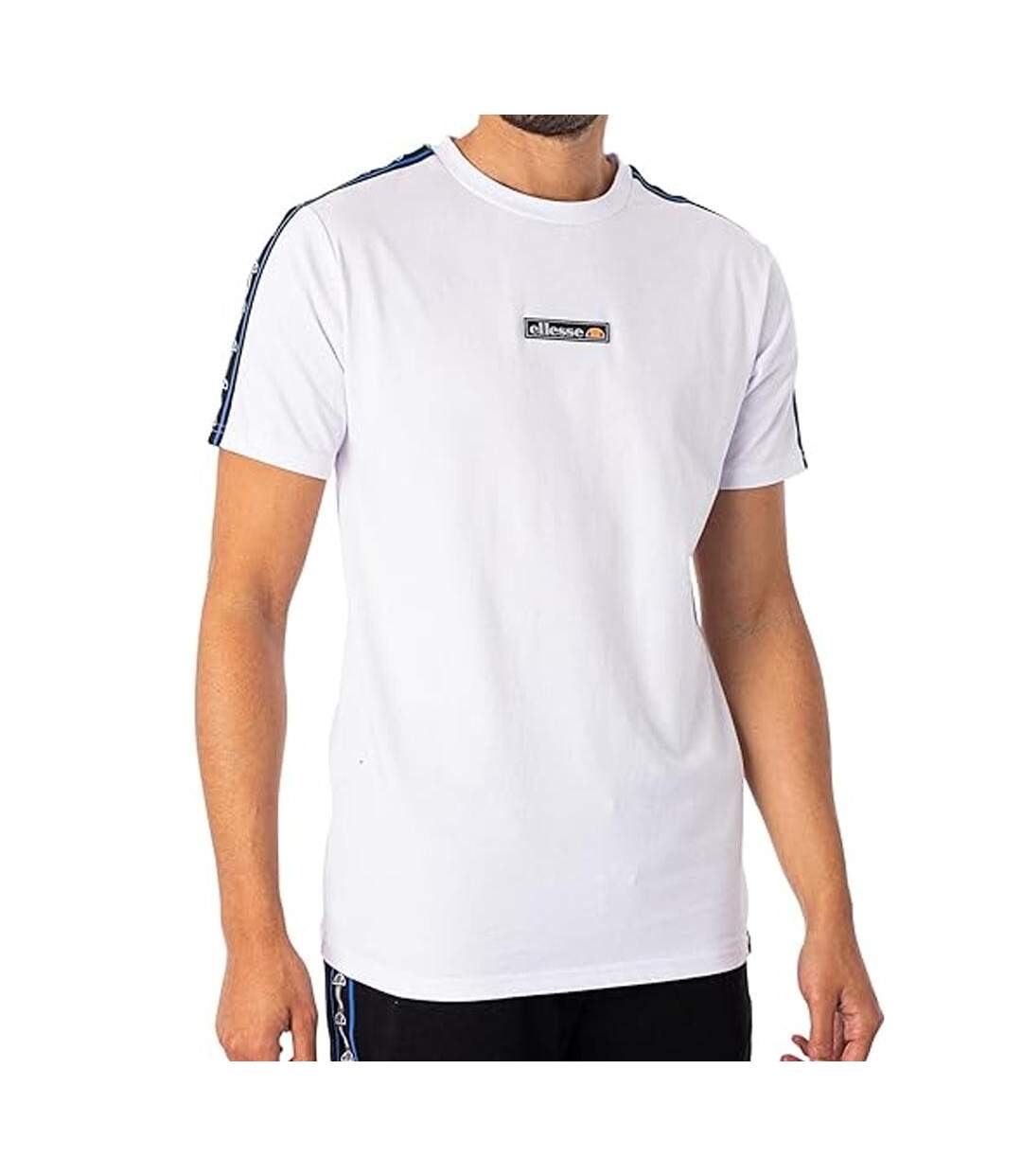 T-shirt blanc/marine homme ellesse onix - s-1