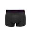 Boxers Motif/style Logo Basics Homme Noir Gris Bordeaux Foncé Monotox-4