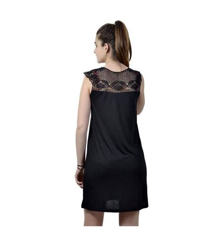 Robe femme sans manche de couleur noir