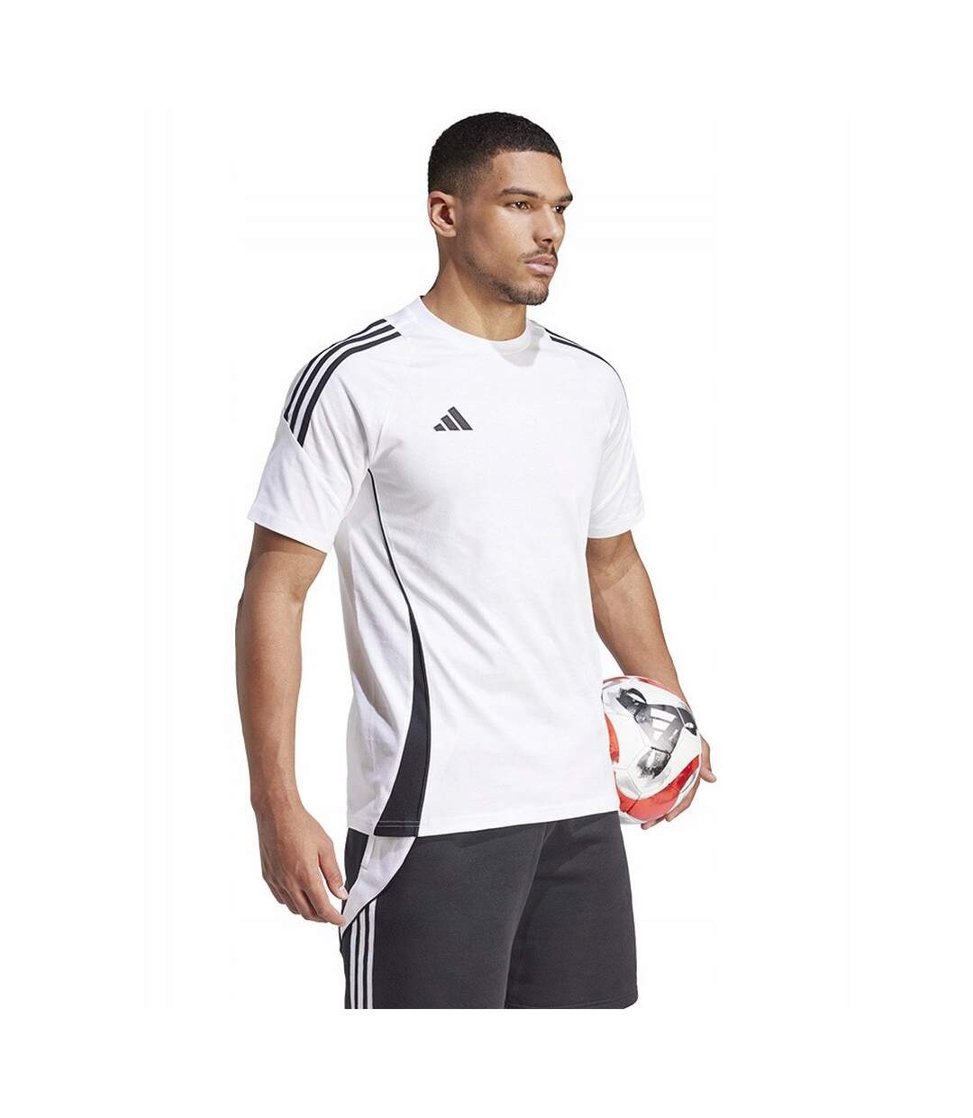 T-shirt Tiro Sweat Homme Blanc Adidas-1