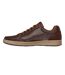 Mens cavell sparkman faux leather trainers chocolate Skechers