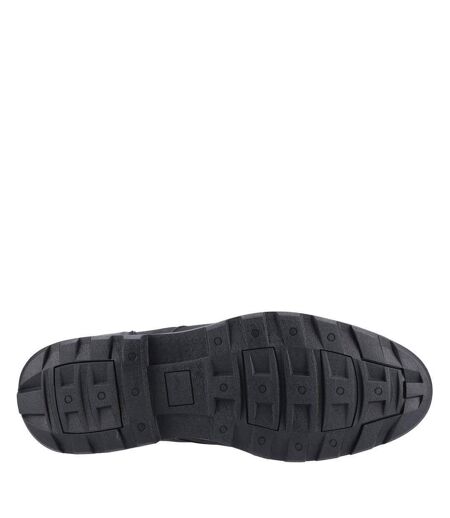 Mens Trevor Nubuck Shoes Black Hush Puppies