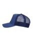 Casquette Trucker Motif/style Boîte Adulte Bleu Roi Societe Noir-3