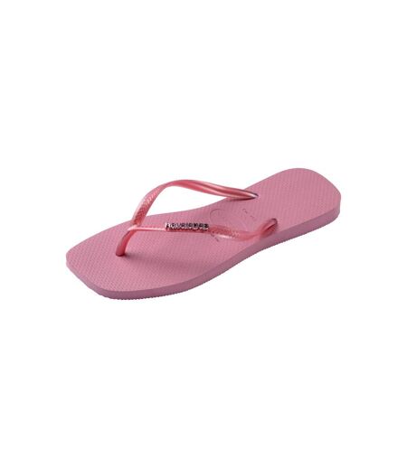Tong à Enfiler Havaianas Slim Square Logo Metallique