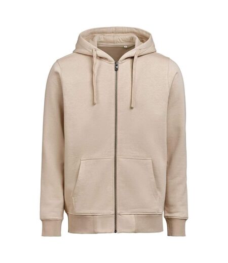 Unisex Adult Regular Full Zip Hoodie Latte Untagged Movement